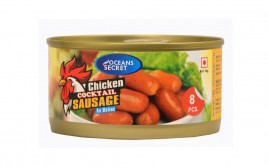 Oceans Secret Chicken Cocktail Sausage In Brine  Tin  180 grams